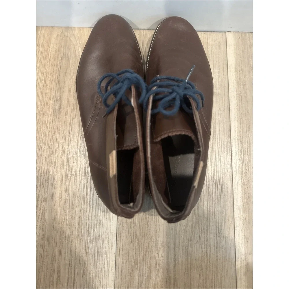Men's Leather Lacoste Millard Chukka Boots Size 11‎ In Brown